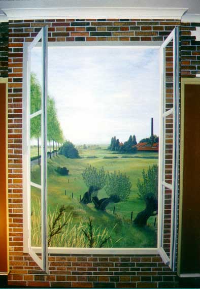 Uiterwaarde van Wageningen, 1999, formaat 2 m x 2,5 m.